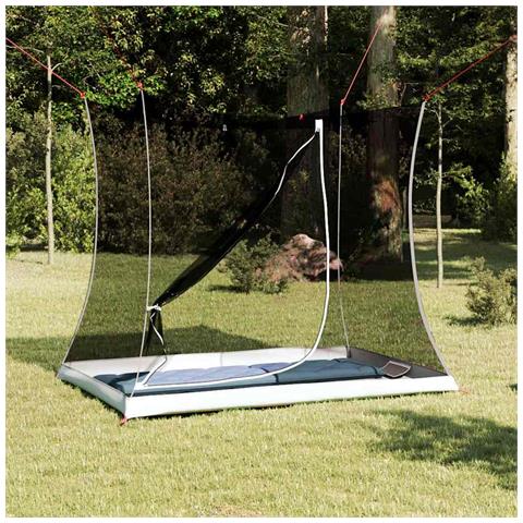 Tenda interna Nero 208 x 140 x 175 cm Rete - Foto 2