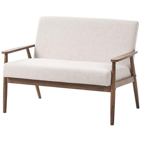 Set Da Salotto 6 Posti Esrum Tessuto Marrone Scuro /beige - Foto 2