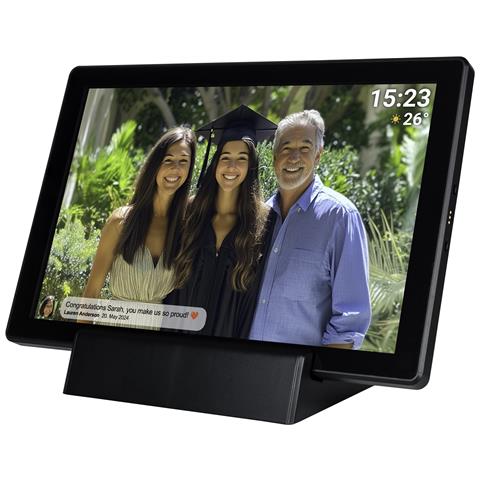 PFF-1070B cornice per foto digitali Nero 25,6 cm (10.1") Touch screen Wi-Fi - Foto 8