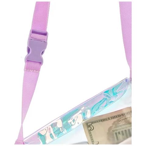 Borsa Per Smartphone Borsa A Tracolla Per Telefono A Bolle Di Sapone Impermeabile Ip68, Trasparente - Foto 5