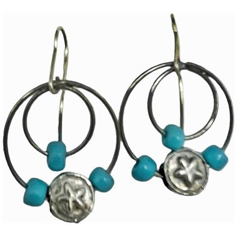 Ciondolo A Gancio ""turquoise Orbit"" - Foto 1