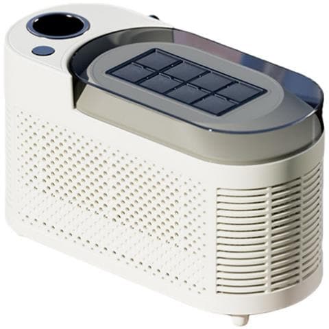 Mini Macchina Del Ghiaccio Portatile Da Tavolo - Ghiaccio Veloce In 10-15 Minuti, Ideale Per Casa, Auto E Campeggio Beige - Foto 1