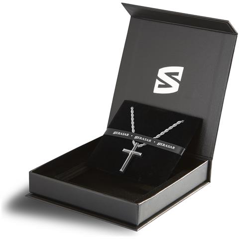 Collana Da Uomo Premium Divine | Acciaio Chirurgico Inossidabile 316l, Argento, 50 Cm - Foto 2