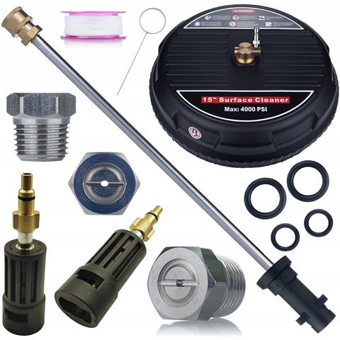 Set Di Accessori Per Idropulitrice - Compatibile Con Kärcher K2-k7 | T-racer, Lancia 58 Cm, Adattatore Lavor | Pulizia Efficiente Di Superfici - Foto 1