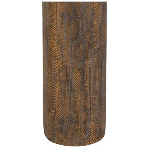 Vaso In Poliresina Marrone 17,5x17,5x100h - Foto 7