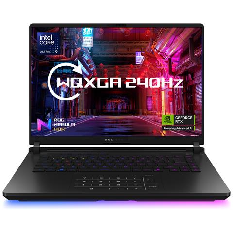 ROG Strix SCAR 16 G635LX-RW019W Intel Core Ultra 9 275HX Computer portatile 40,6 cm (16") WQXGA 64 GB DDR5-SDRAM 2 TB SSD NVIDIA GeForce RTX 5090 Wi-Fi 7 (802.11be) Windows 11 Home Nero - Foto 1