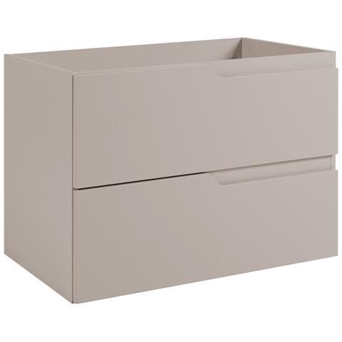 Mobiletto, Beige, 120 cm, Con piano, 4 cassetti, Sospeso, Frontali in MDF, MODERNO - Foto 1