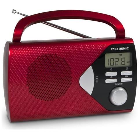 Radio Portatile Satinata Antenna Telescopica Funzione Allarme Rosso - Foto 2