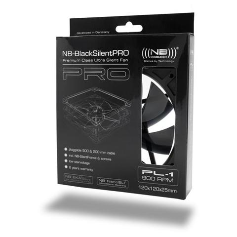 BlackSilentPro PL1, Ventilatore, Computer case, 12 cm, Nero, 4,5V, 12 cm - Foto 2
