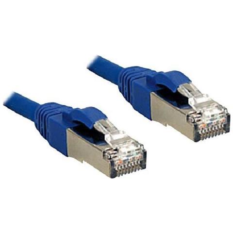 Cavo Patch Cat. 6 S / FTP PIMF privo di Alogeni, blu 0,3m - Foto 2