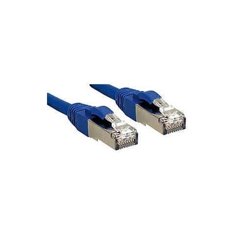 Cavo Patch Cat. 6 S / FTP PIMF privo di Alogeni, blu 0,3m - Foto 1