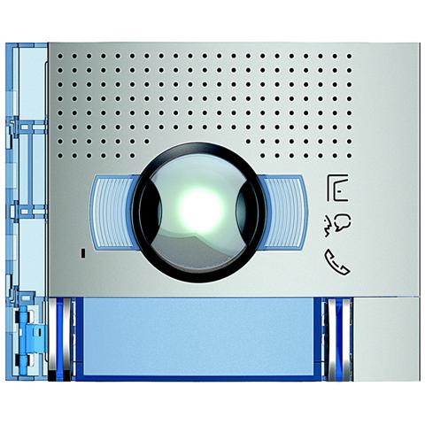 Frontale A / v Grandangolare 2 Pulsanti Su Colonna Doppia Finitura Allmetal - Foto 1