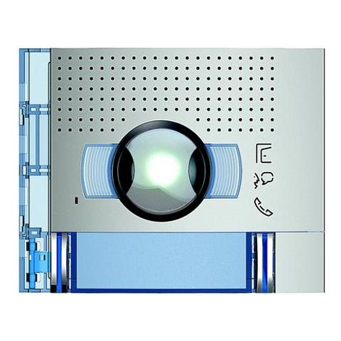 Frontale A / v Grandangolare 2 Pulsanti Su Colonna Doppia Finitura Allmetal - Foto 2
