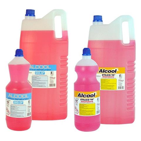 ALCOOL ETILICO DENATURATO - Lt. 5 - 94 % vol. - Foto 1