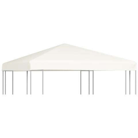 Copertura Superiore Per Gazebo 310 G / m² 3x3 M Bianco Crema - Foto 1