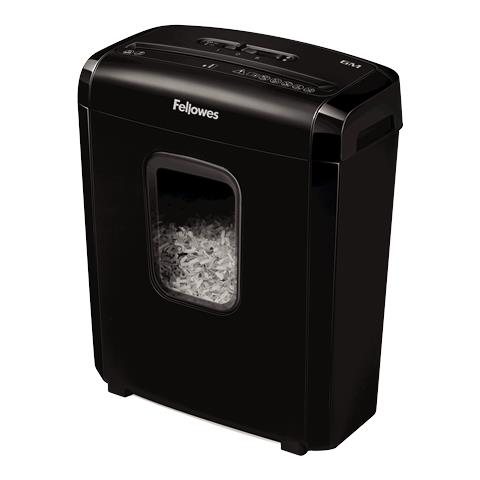 Distruggidocumenti a microframmento Fellowes Powershred 6M, 6 fogli, per casa e ufficio, con blocco di sicurezza - Foto 1