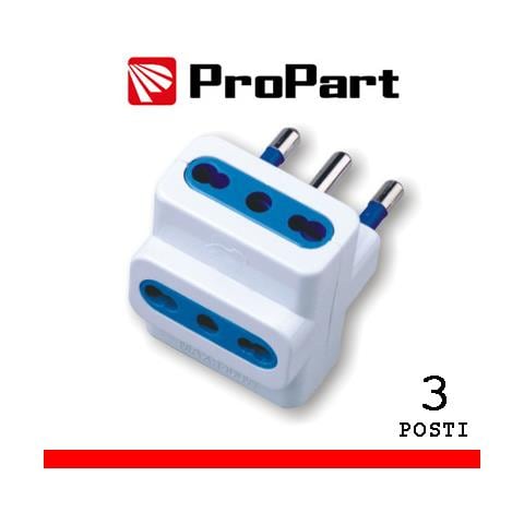Adattatore 3pos Bipasso Spina16a - Foto 1