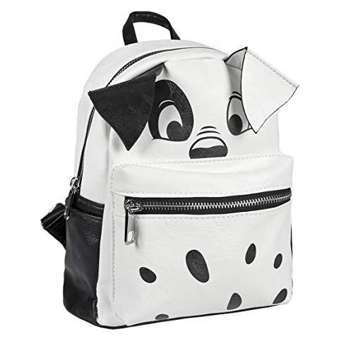 Mochila Moda Disney 101 Dalmatas Zaino Casual, 25 Cm, Bianco (blanco)  - Foto 1