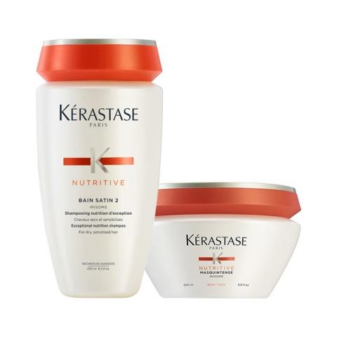 Nutritive Duo Nutritive Bain Satin 2 + Masquintense Spessi - Foto 1
