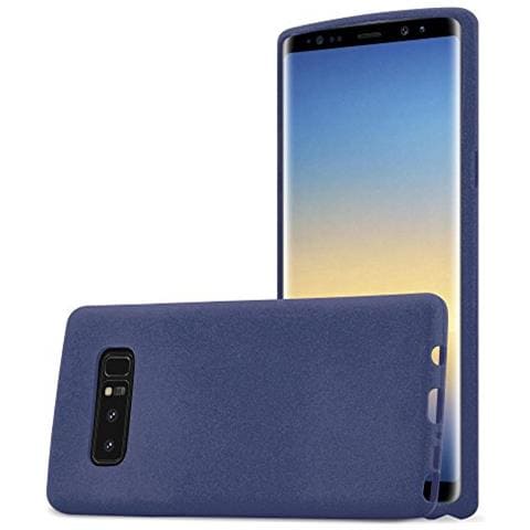 Custodia Compatibile Con Samsung Galaxy Note 8 In Frost Blu Scuro - Coperchio Protettivo In Silicone Tpu Flessibile - Foto 1