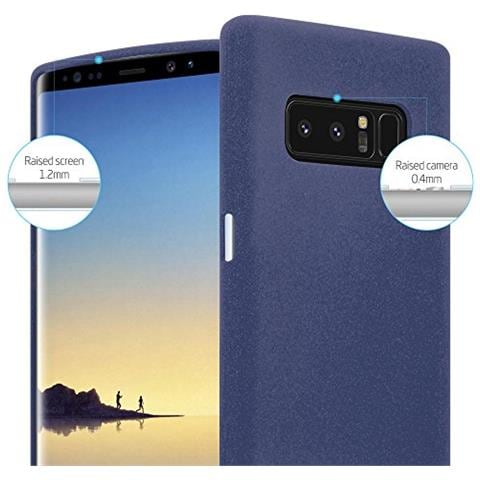 Custodia Compatibile Con Samsung Galaxy Note 8 In Frost Blu Scuro - Coperchio Protettivo In Silicone Tpu Flessibile - Foto 2