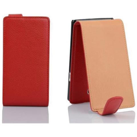 Custodia Compatibile Con Lg L90 In Rosso Cremisi - Coperchio Protettivo In Design Flip Realizzato In Similpelle Testurizzata - Foto 6