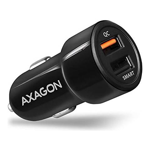 Ecopwc Qc5 Doppio Caricatore Da Auto 1224v / 2x Port Qc3.0 / Fcp + 5v 2.4a. Potenza Complessiva: 31.5w - Foto 1