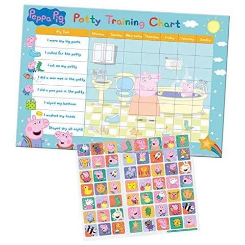 Progetti Di Carta 01.70.30.022 Peppa Pig Potty E Toilet Training Ricompensa Grafico E Adesivi - Foto 1