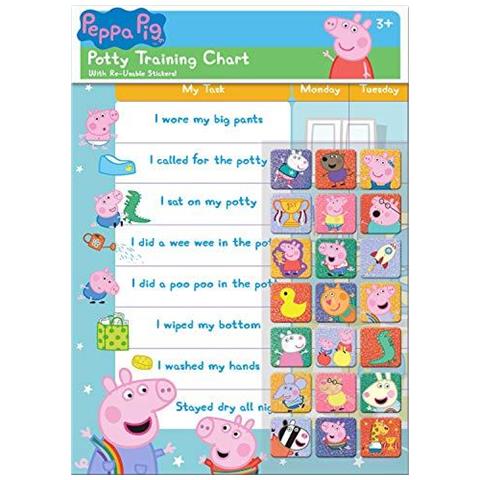Progetti Di Carta 01.70.30.022 Peppa Pig Potty E Toilet Training Ricompensa Grafico E Adesivi - Foto 2