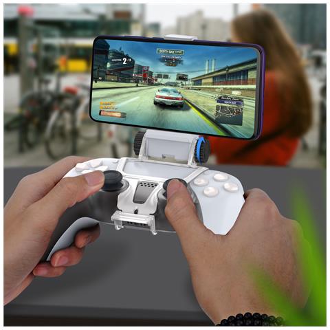 Supporto Smartphone Joystick Ps5 Regolabile Da 0 A 180° Pieghevole Trasparente - Foto 10