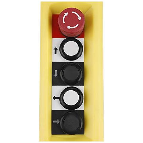 Gru A Catena Interruttore Della Gru Push Button Control Xac-a4713 Interruttore Di Sollevamento Del Controller Pendant 4 Pulsanti - Foto 4