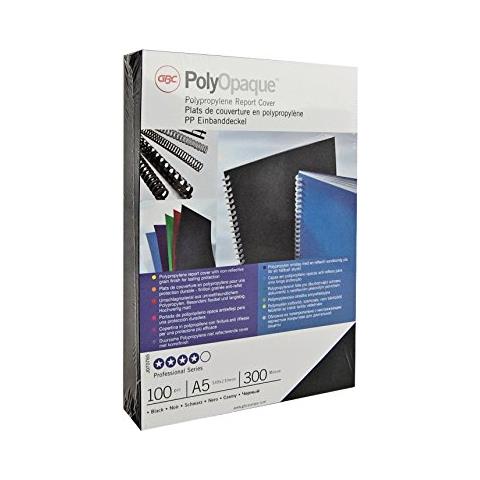 Copertine rilegatura PolyOpaque A4 300 micron blu scuro (100) , Blu Scuro, A4, 21 cm, 29,7 cm, 3 cm - Foto 1