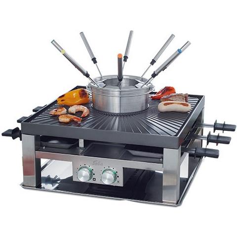Combi Grill 3 in 1 griglia per raclette 8 persona (e) Acciaio inox - Foto 1