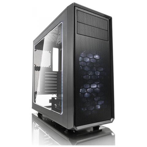 Case Focus G Middle Tower ATX / ITX / Micro ATX 1 Porte USB 3.0 Colore Nero e Grigio (Finestrato)  - Foto 1