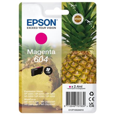 604 cartuccia d'inchiostro 1 pz Compatibile Resa standard Magenta - Foto 1