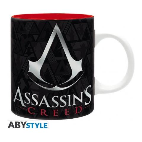 Assassin's Creed Mug Crest Black & Red - Tazza 320 Ml - Abystyle - Foto 1