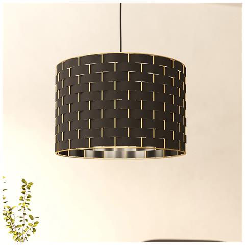 Lampadario Moderno Marasales Piccolo 1 Luce Acciaio Nero - Foto 1