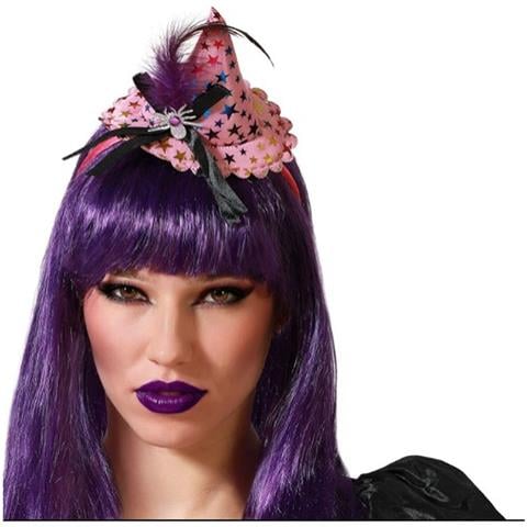 Diadema Cappello Strega Halloween - Foto 1
