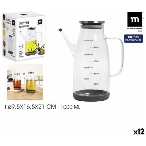 Oliera La Mediterránea Silicone Acciaio Inossidabile 1 L (12 Unità) - Foto 1