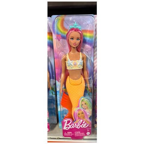 Barbie Sirena Coda Gialla/arancione - Foto 7