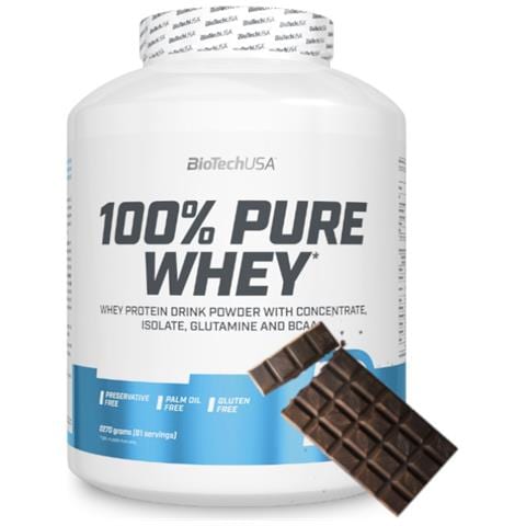 Biotech Usa 100% Pure Whey 2270g Gusto Cioccolato - Foto 1