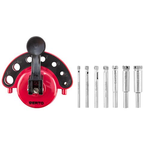 Punte Diamantate 4-12 Mm Con Guida, Set Da 8 Pz. - Foto 1