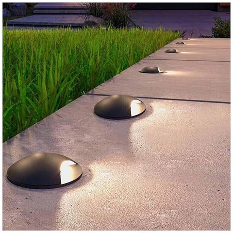 Faretto Calpestabile Led 1 W Fascio Luce Naturale Segnapassi Carrabile Esterno - Foto 1