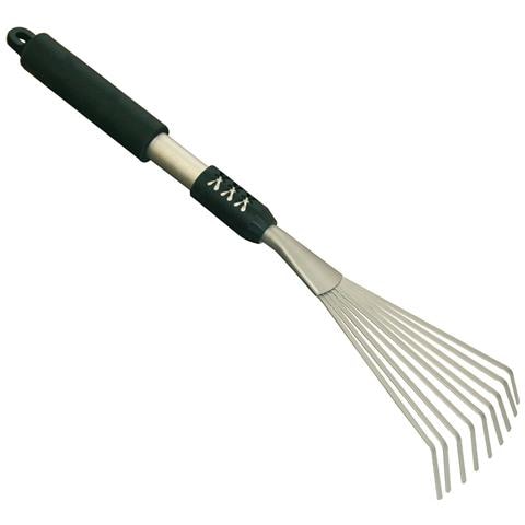 Scopa Rastrello 9 Denti Con Manico In Alluminio 50 Cm Brixo - Foto 1