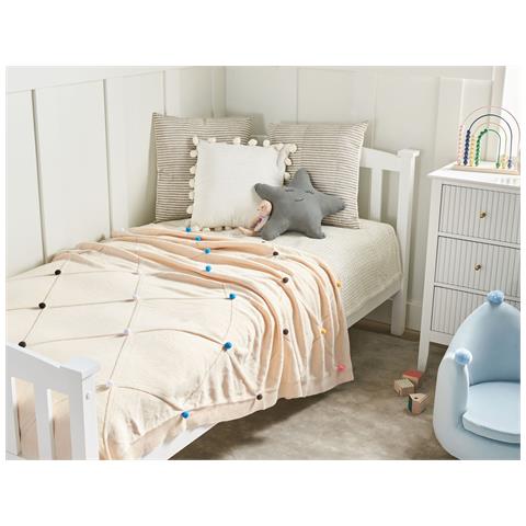 Coperta Gaidar Cotone 130 X 170 Cm Beige - Foto 1