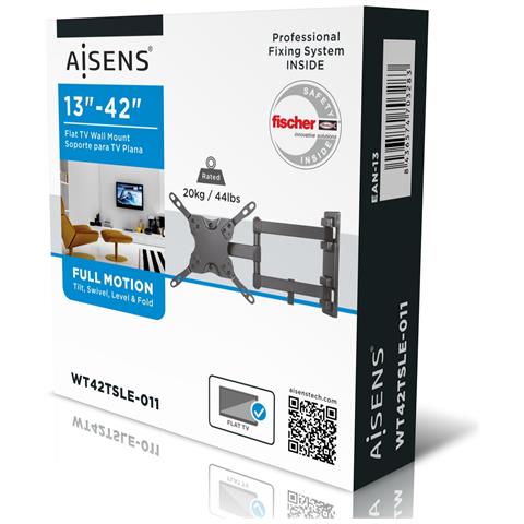 WT42TSLE-011 Supporto TV a parete 106,7 cm (42") Nero - Foto 10