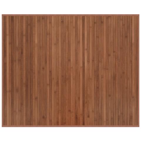 Tappeto Rettangolare Marrone 80x100 Cm In Bambù - Foto 2