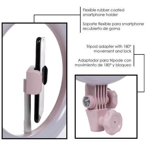 Anello Led Da Studio Con Telecomando. 10,6 Pollici - 27 Cms. - Foto 5