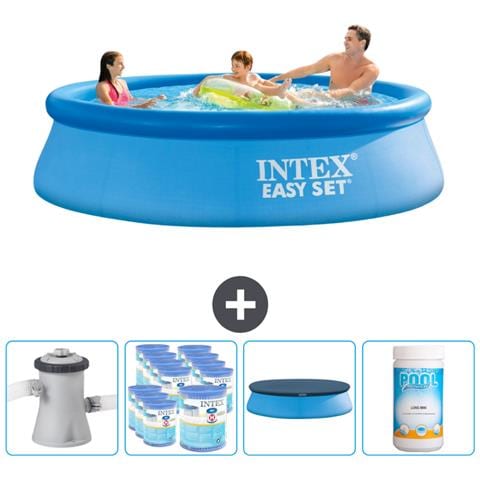 Piscina Fuori Terra - In Giro - 305x305x76 Cm - Blu - Include Accessori Coordinati Cb87 - Foto 1