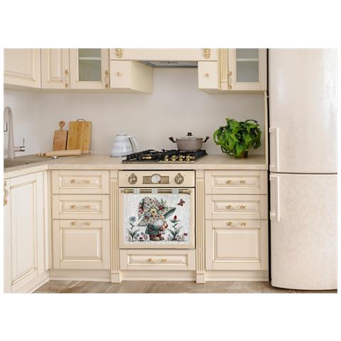 Copriforno Cucina Universale Cinigliato Decorazione Forno Elfo Primavera - Foto 2